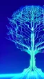 Placeholder: Generate a cyber-themed wallpaper featuring a futuristic tree of Yggdrasil. The tree should be depicted as a network of circuit lines and nodes resembling branches and leaves. The colors of the tree should be sky blue hues coupled with electric blue highlights, to create a unique yet appealing hacking vibe. The background of the wallpaper should be mostly dark to accentuate the cool blue tones of it. The overall aesthetic should be modern, while paying homage to traditional roots of Yggdrasil.