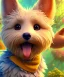 Placeholder: close-up portrait of cute dog, detailed, digital painting, concept art, breathtaking, 8k resolution, volumetric lighting, extreme dense an fine fur, extremely detailed, beautiful, establishing shot, artistic, hyperrealistic, nature background, beautiful face, renderman gofur render, art by sam curry