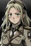 Placeholder: Anime Style Girl Nazi commander,