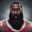 Placeholder: A beautiful portrait of James Harden as villain, animated
