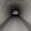 Placeholder: Eerie old tunnel man face