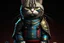 Placeholder: full body Samurai Cat perfect faced (((I'm the style of Mark E. Rogers))), hyperrealism, digital painting of an animation character, character illustration, glen keane, lisa keane, realistic, disney style character, detailed, digital art, 4k, ultra hd, beautiful d&d character portrait, colorful fantasy, detailed, realistic face, digital portrait, intricate armor, fiverr dnd character, wlop, stanley artgerm lau, ilya kuvshinov, artstation, hd, octane render, hyperrealism