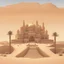 Placeholder: palazzo nel deserto sci-fi
