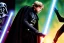 Placeholder: Luke Skywalker is a cat and Darth Vader is a cat. fighting with light sowords