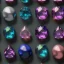 Placeholder: rare colorful gems, surreal max detail 8k