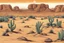 Placeholder: rocky desert landscape