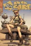 Placeholder: tank girl big boots reslistic sit on mechanic sputnik sphere vehicule