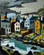 Placeholder: A gray isles covered in gloom painted by Stuart Davis