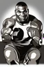 Placeholder: Mike Tyson American boxer ,cartoon 2d