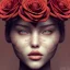 Placeholder: red roses beautiful girl,utra realistic,highly detailed, masterpiece, delicate detailed, sharp focus, insanely detailed, fantasy art, royalistic,elegant, fog, Special Lighting, Vibrant, color Scheme, forest, unreal engine, trending on artstation, ultra photoreal,high chaos --s 700