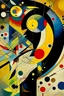 Placeholder: Punto interrogativo sopra Uccello misterioso kandinsky