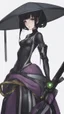 Placeholder: Cyber Girl in 8k Neco anime artstyle , venom them, white costume, close picture, intricate details, highly detailed, high details, detailed portrait, masterpiece,ultra detailed, ultra quality