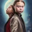 Placeholder: portrait of Greta Thunberg being arrogant