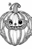 Placeholder: Jack o lantern. Outline, sketch style, only use outline, mandala style, clean line art, white background, no shadows, no clear wall, coloring page.