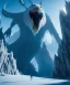 Placeholder: A giant creature frozen inside a mountain,midjourney style, 8k, photorealistic, cinematic lighting, dramatic, atmosphereric,
