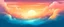 Placeholder: Heavenly sky. Sunset above the clouds abstract illustration. Extra wide format. Hope, divine, heavens concept. Hand edited generative AI.