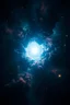 Placeholder: A nightmare from light." Stars are holes in the fabric of reality, from which a blinding, painful light pours. Nebulae resemble phantasmagorical visions.