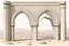 Placeholder: a gothic_arab gate in a cerussite wall