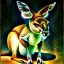 Placeholder: oil portrait of a kangaroo in australia by Monet 8k