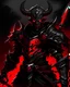 Placeholder: black and red demon knight