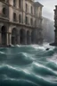 Placeholder: Genova sommersa dalle acque del Mediterraneo in un futuro distopico