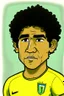 Placeholder: Marcos do Nascimento Teixeira Brazilian football player cartoon 2d