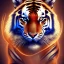 Placeholder: Tiger with warrior costume