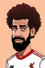 Placeholder: mo salah ,cartoon 2d