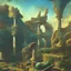 Placeholder: elephants whit wing, salvador dali style, ruins in the background, cinematic, oil painting, Epic scale,