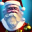 Placeholder: Down syndrome Santa drooling, portrait, 8k resolution