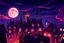 Placeholder: a vampire world on a rooftop party lightscartoon