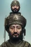 Placeholder: Ottoman Empire sultan head portrait, warrior armor , village, meditation, woods, galaxy sky, 8k quality , portrait,beautiful robotic ,ghost in the shell , post-apocalyptic in a cyberpunk city, realistic, intriacte detail, sci-fi fantasy style, volumetric lighting,24mm , particales,highly detailed,cinematic, deep purple , green eyes .