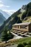 Placeholder: a modern classroom on a mountain side