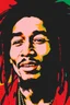 Placeholder: bobmarley in the style of warhol