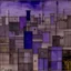 Placeholder: A dark violet abandoned district painted by Paul Klee