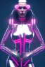 Placeholder: cyberpunk, pink latex body, women, body portrai, highlight eyes perfect, skin, tron, cyborg, perfekt sexy, real, dream, hr giger