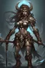 Placeholder: female barbarian god