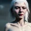 Placeholder: portrait, white hair, woman, black eyes, angel, fantasy, 8k quality, highly detailed, dynamic lighting, light difusion, night