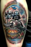 Placeholder: Star wars Traditional style tattoo drawing