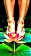 Placeholder: Lotus flower feet