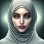 Placeholder: close up portrait of fog as woman in hijab, fine detail, highly intricate, modern surrealism painting, defined cracks and breaks, high-quality, volumetric lighting, 8k, ultrahd, George Grie, Marco Escobedo, Igor Morski,Brian Froud, Howard Lyon, Selina French,