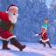 Placeholder: Santa dabbing