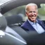 Placeholder:  Joe Biden driving a Prius