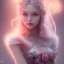 Placeholder: fairy, smiling, pink, green, beautiful, hyperrealism, masterpiece, expert, cinematic lighting, sharp focus, 8K, pastel, macro lens, woman, detailed, flower