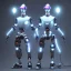 Placeholder: Sexy male robot korean lights