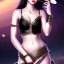 Placeholder: black hair lady archer bra on Saturn