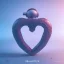 Placeholder: Glass shape of heart,shallow depth of field 50, macro lens, unreal engine 5, ultra detailed