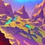 Placeholder: stylized,canyon,dungeons map,futuristic,roboquest,top view,4k,details stylized,boss enermy