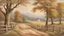 Placeholder: Vintage Printable Country Landscape Painting