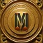 Placeholder: letter m , roman art insignia